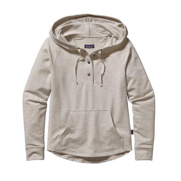 Patagonia Tops - Patagonia Ahnya Organic Cotton Women's Hooded Sweatshirt Grey Size medium